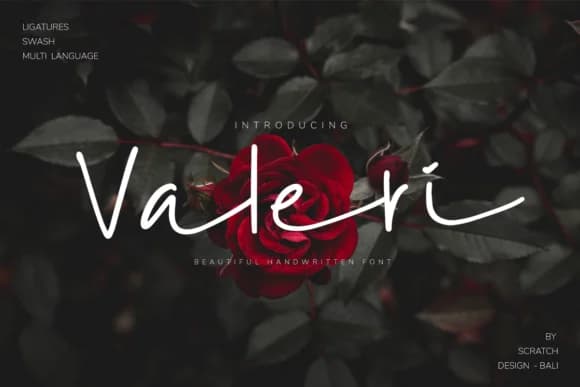 Valeri Font by Scratch Design — Script Handwritten Font