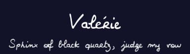 Valérie by philing.net — Script Handwritten Font — thumbnail 2