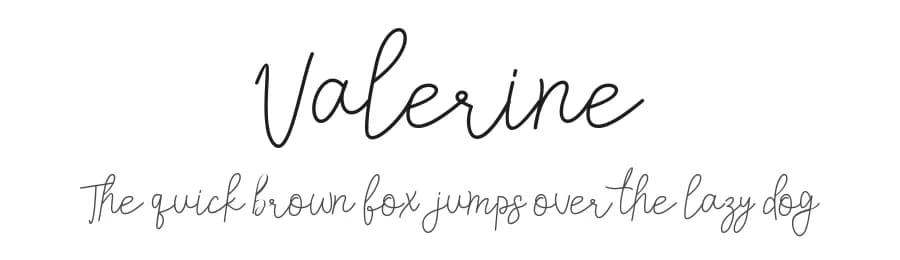 Valerine by AEN Creative Studio — Script Handwritten Font