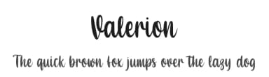 Valerion by Abo Daniel Studio — Script Handwritten Font — thumbnail 1
