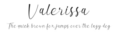 Valerissa by StudioAKTYPE — Script Handwritten Font — thumbnail 1