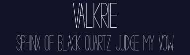 Valkrie by Nariswari Creative — Sans Serif Font — thumbnail 2