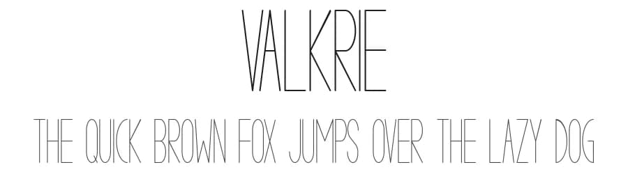 Valkrie by Nariswari Creative — Sans Serif Font