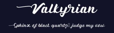Valkyrian by SSI.Scraps — Script Handwritten Font — thumbnail 2