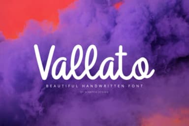Vallato Font by Scratch Design — Script Handwritten Font — thumbnail 1