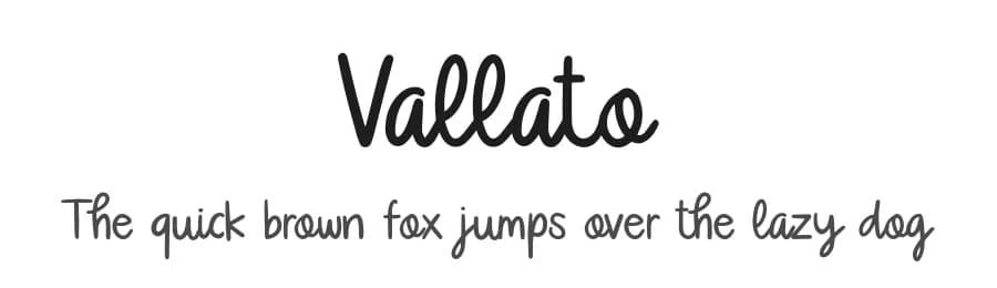 Vallato by Scratch Design — Script Handwritten Font