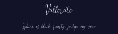 Vallerate by Typetemp Studio — Script Handwritten Font — thumbnail 2