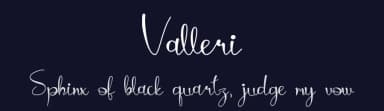 Valleri by Vincentius Kriswandono — Script Handwritten Font — thumbnail 2