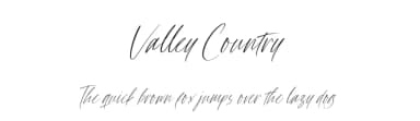Valley Country by Balpirick Studio — Script Handwritten Font — thumbnail 1