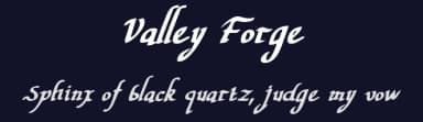 Valley Forge by Iconian Fonts — Script Handwritten Font — thumbnail 2