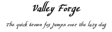 Valley Forge by Iconian Fonts — Script Handwritten Font — thumbnail 1