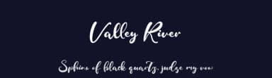 Valley River by Vztype Studio — Script Handwritten Font — thumbnail 2