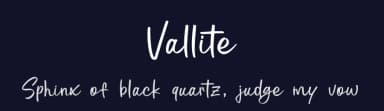 Vallite by Khurasan — Script Handwritten Font — thumbnail 2