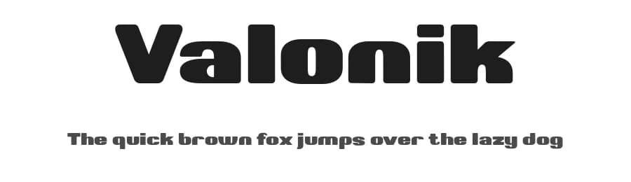 Valonik by twinletter — Sans Serif Font