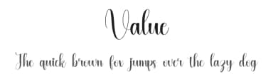 Value by FreshtypeINK — Script Handwritten Font — thumbnail 1