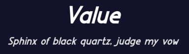 Value by Design Vector10 — Sans Serif Font — thumbnail 2