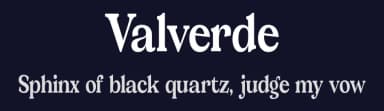 Valverde by Jehoo Creative — Serif Font — thumbnail 2