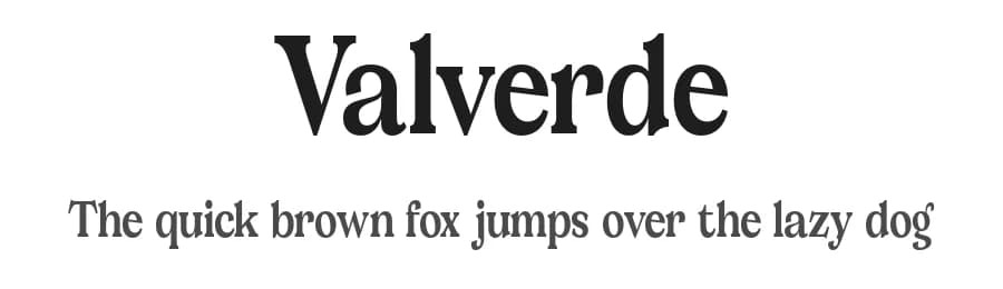 Valverde by Jehoo Creative — Serif Font — preview 1