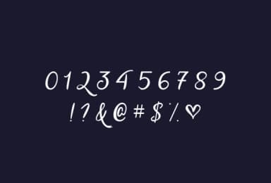 Vampire Calligraphy Font by Misti — Script Handwritten Font — thumbnail 4