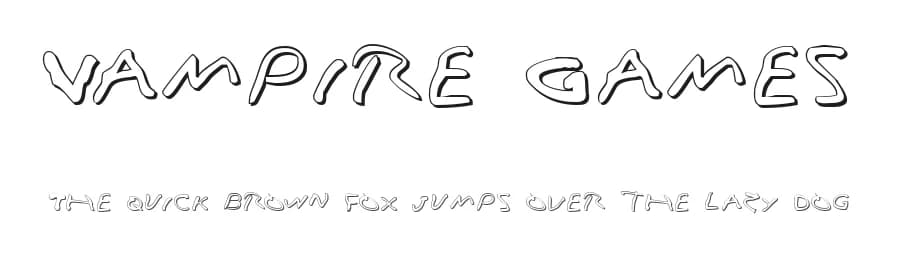Vampire Games by Iconian Fonts — Script Handwritten Font