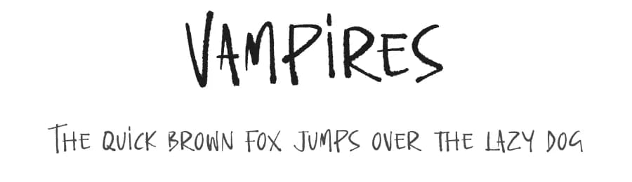 Vampires by Letterena Studios — Script Handwritten Font