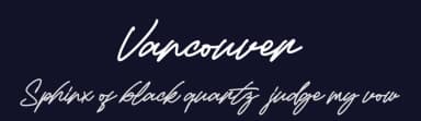 Vancouver by InspiraType — Script Handwritten Font — thumbnail 2