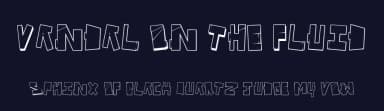 Vandal On The Fluid by Qkila — Script Handwritten Font — thumbnail 2