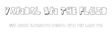 Vandal On The Fluid by Qkila — Script Handwritten Font — thumbnail 1