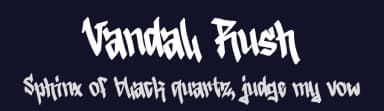 Vandal Rush by Letterafa Studio — Script Handwritten Font — thumbnail 2