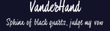 VanderHand by JOEBOB graphics — Script Handwritten Font — thumbnail 2