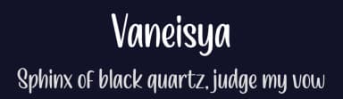 Vaneisya by Variatype — Script Handwritten Font — thumbnail 2