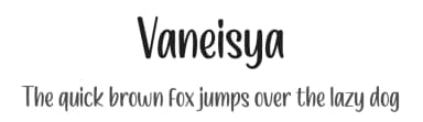 Vaneisya by Variatype — Script Handwritten Font — thumbnail 1