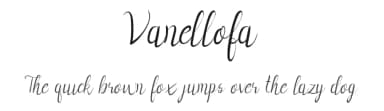 Vanellofa by Edric Studio — Script Handwritten Font — thumbnail 1