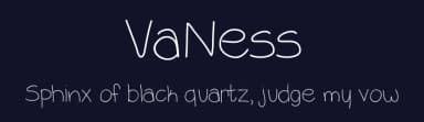 VaNess by Vanessa Bays — Script Handwritten Font — thumbnail 2