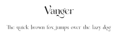 Vanger by Penatic Studio — Serif Font — thumbnail 1