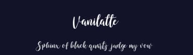Vanilatte by Almarkhatype — Script Handwritten Font — thumbnail 2