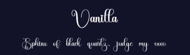 Vanilla by Inermedia Studio — Script Handwritten Font — thumbnail 2