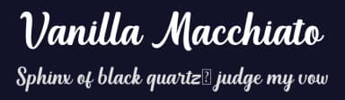 Vanilla Macchiato by Manjali Studio — Script Handwritten Font — thumbnail 2