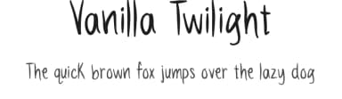 Vanilla Twilight by Brittney Murphy Design — Script Handwritten Font — thumbnail 1