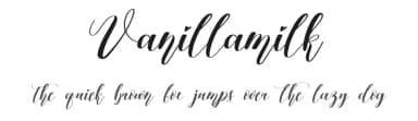 Vanillamilk by Scratchones — Script Handwritten Font — thumbnail 1