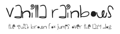 Vanilla Rainbows by Des Gomez — Script Handwritten Font — thumbnail 1