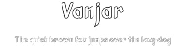 Vanjar by Naharstd — Sans Serif Font — thumbnail 1