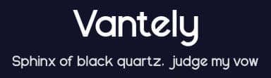 Vantely by Din Studio — Sans Serif Font — thumbnail 2