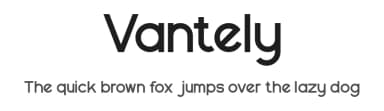 Vantely by Din Studio — Sans Serif Font — thumbnail 1