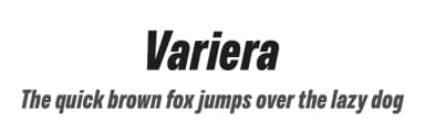 Variera by Kereatype Studio — Sans Serif Font — thumbnail 1