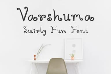 Varshuma Font by Dasagani — Script Handwritten Font — thumbnail 1