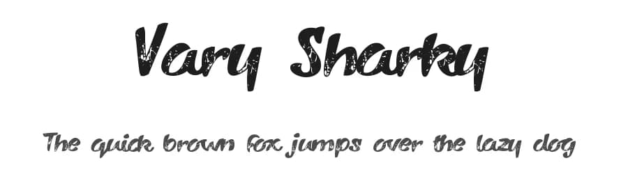 Vary Sharky by Murder Fonts — Script Handwritten Font