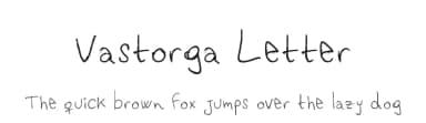 Vastorga Letter by Victor Hugo Astorga — Script Handwritten Font — thumbnail 1