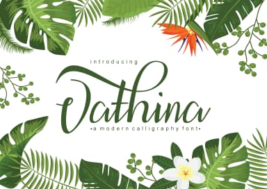 Vathina Font by afredo.fk — Script Handwritten Font — thumbnail 1