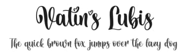 Vatins Lubis by HansCo — Script Handwritten Font — thumbnail 1